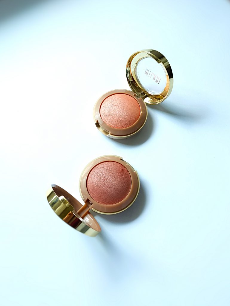 Milani Baked Powder Blushes in 05 Luminoso and 15 Sunset Passione.